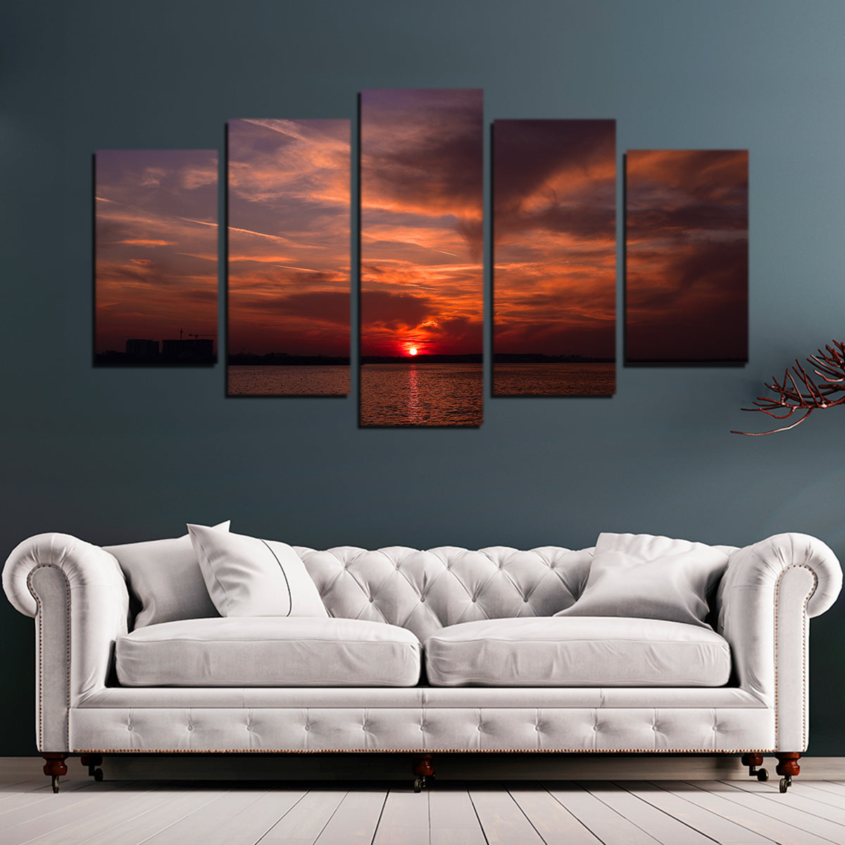 Bucharest Sunset 1 Wall Art