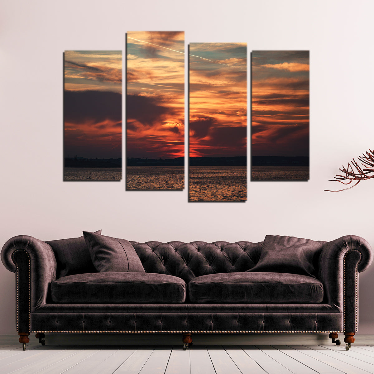 Bucharest Sunset 10 Wall Art