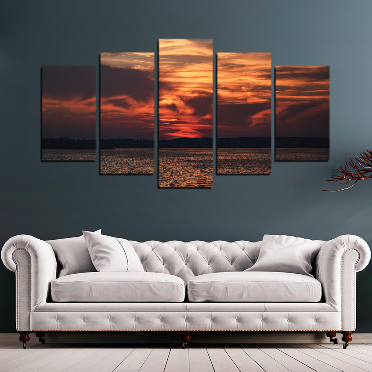 Bucharest Sunset 10 Wall Art