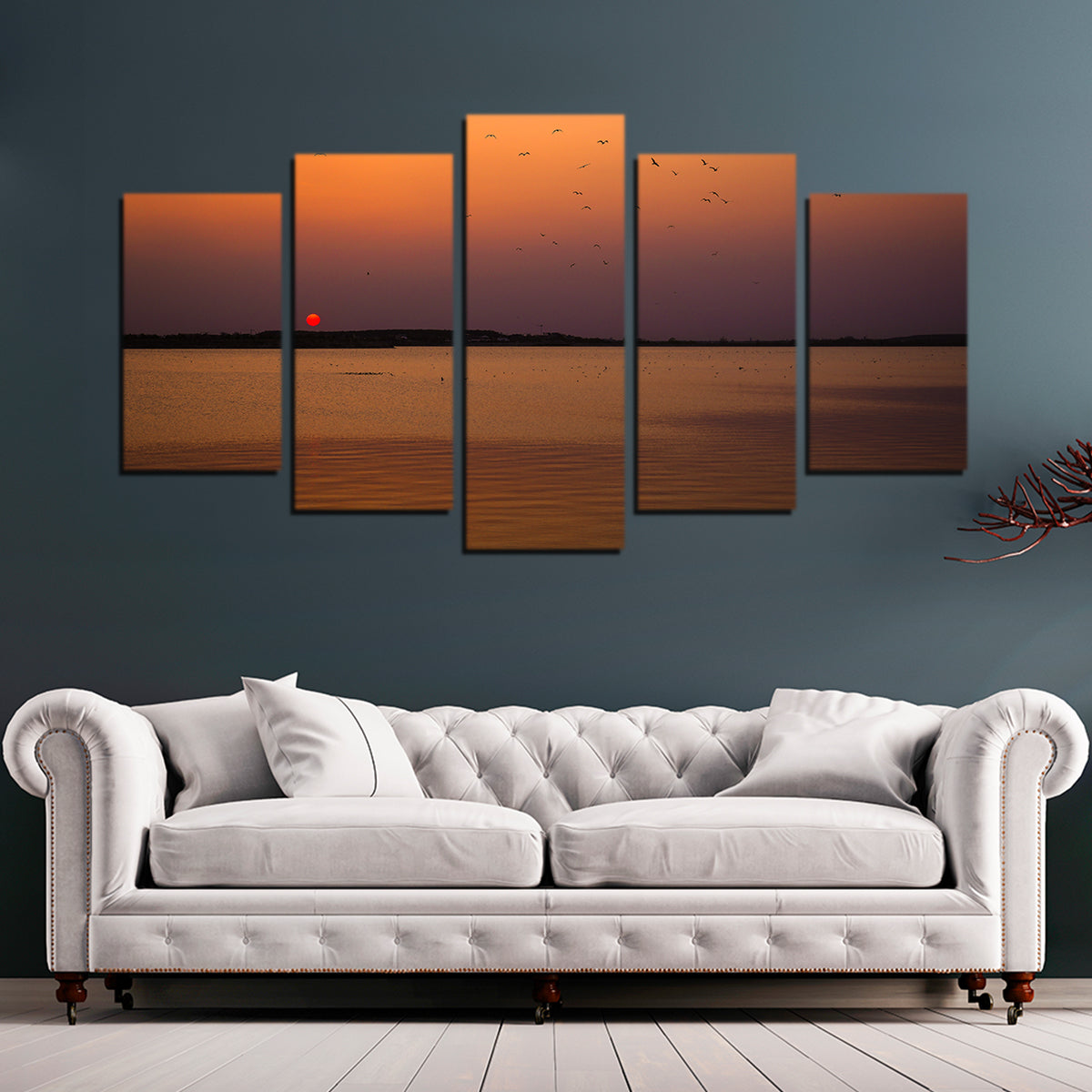 Bucharest Sunset 11 Wall Art
