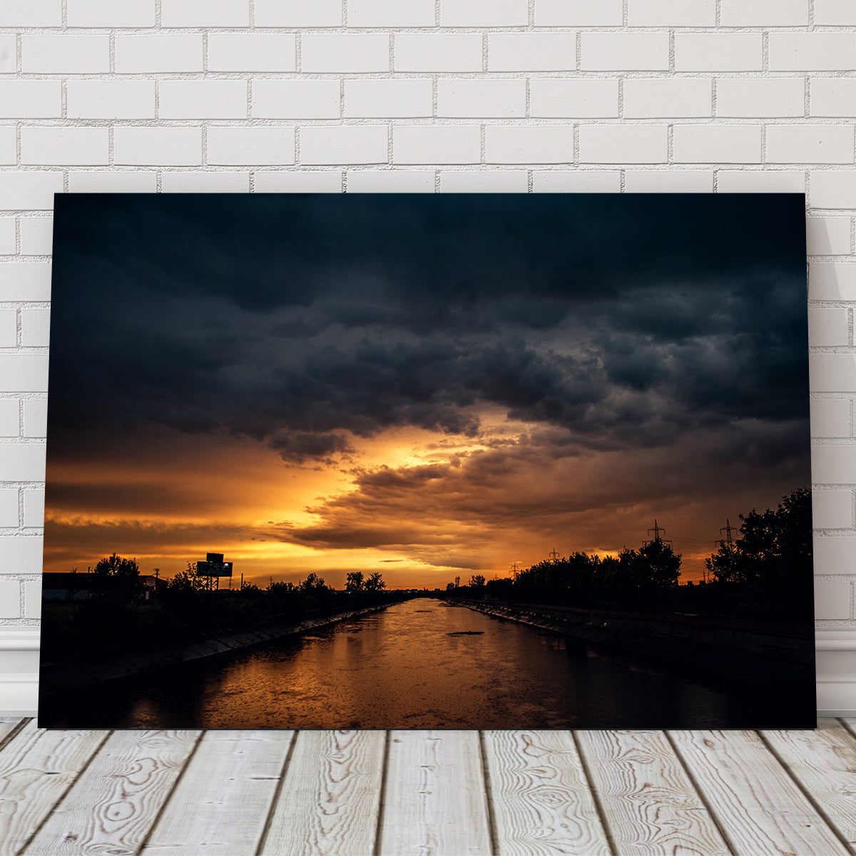 Bucharest Sunset 3 Wall Art