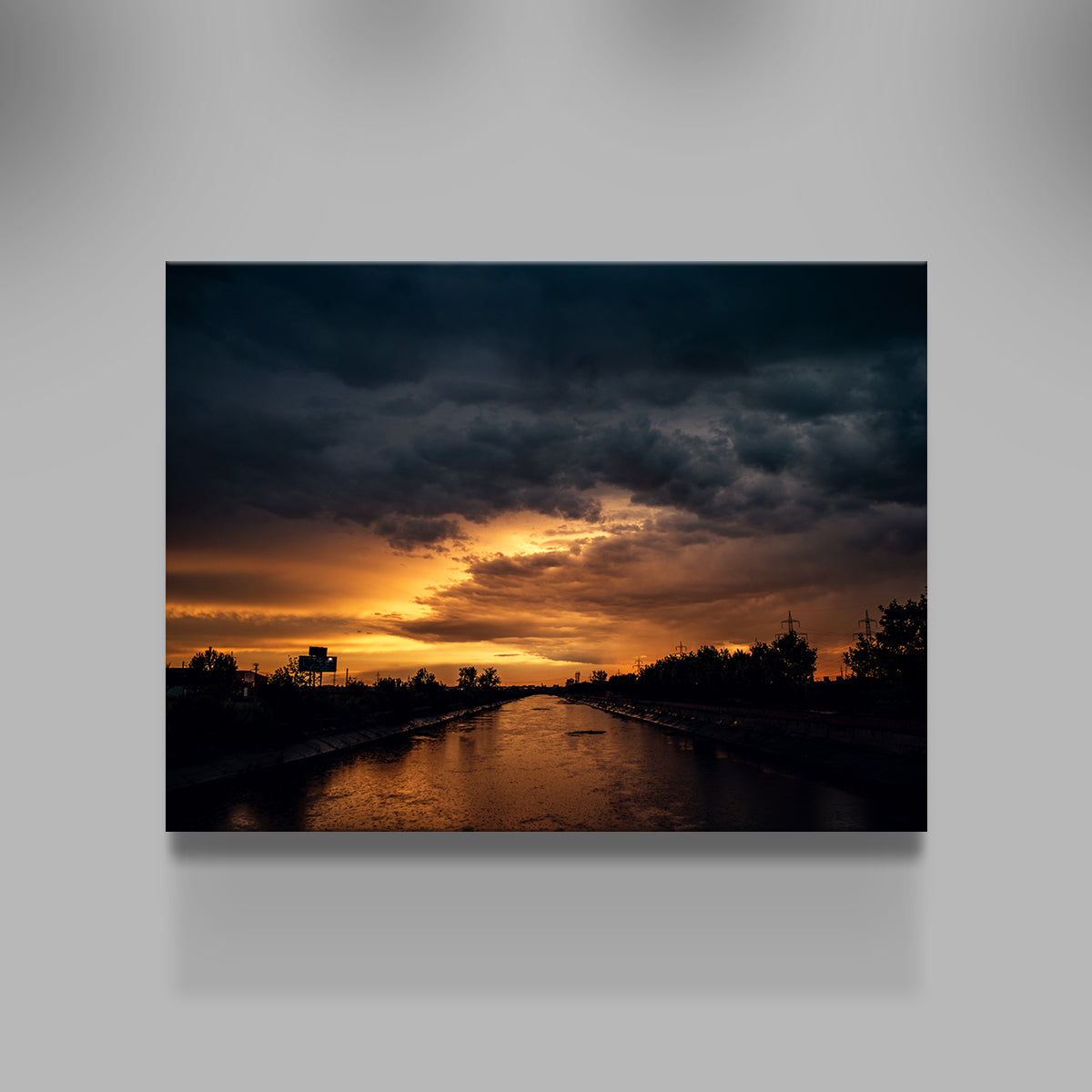 Bucharest Sunset 3 Wall Art