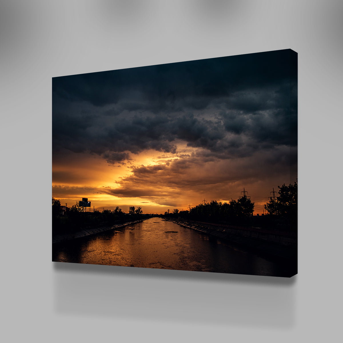 Bucharest Sunset 3 Wall Art