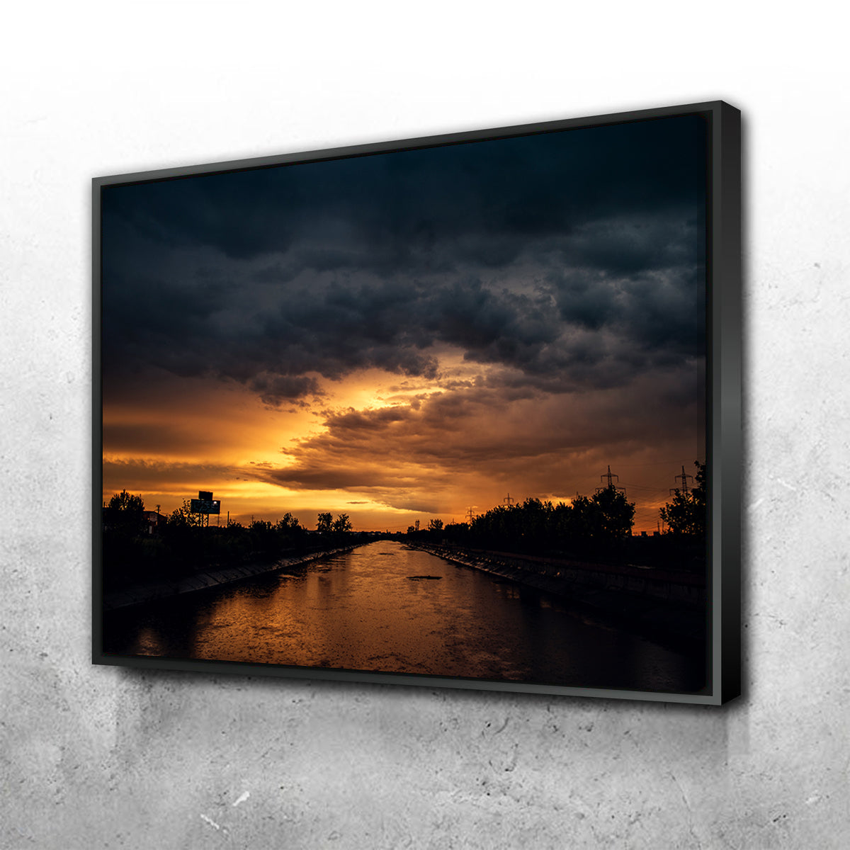 Bucharest Sunset 3 Wall Art