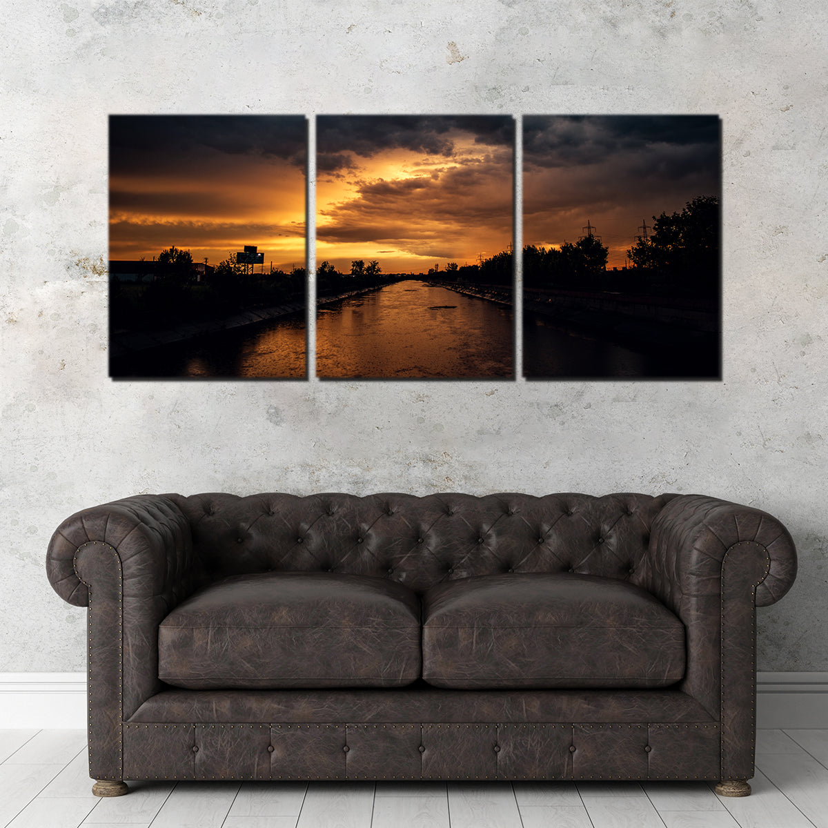 Bucharest Sunset 3 Wall Art