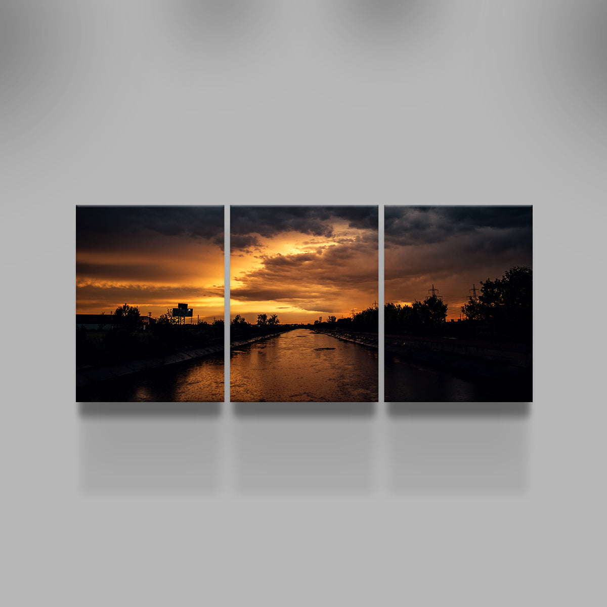 Bucharest Sunset 3 Wall Art