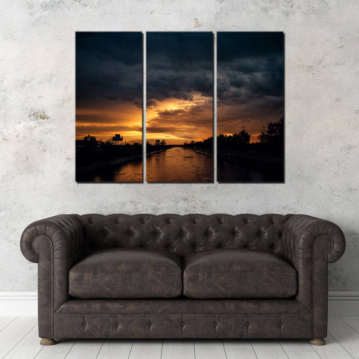 Bucharest Sunset 3 Wall Art