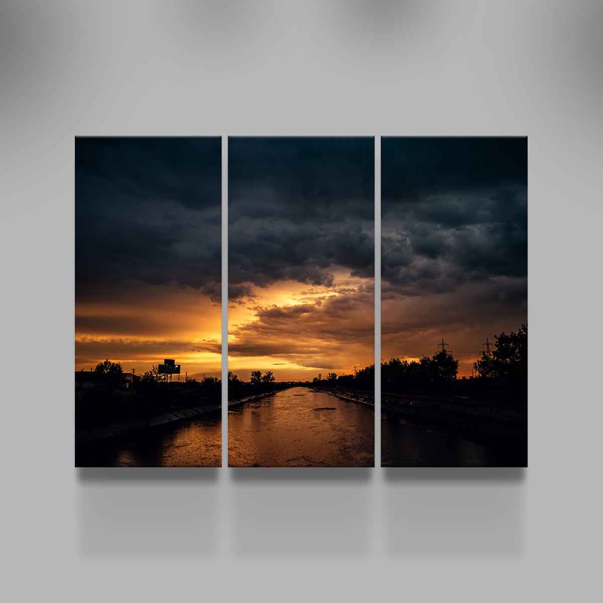 Bucharest Sunset 3 Wall Art