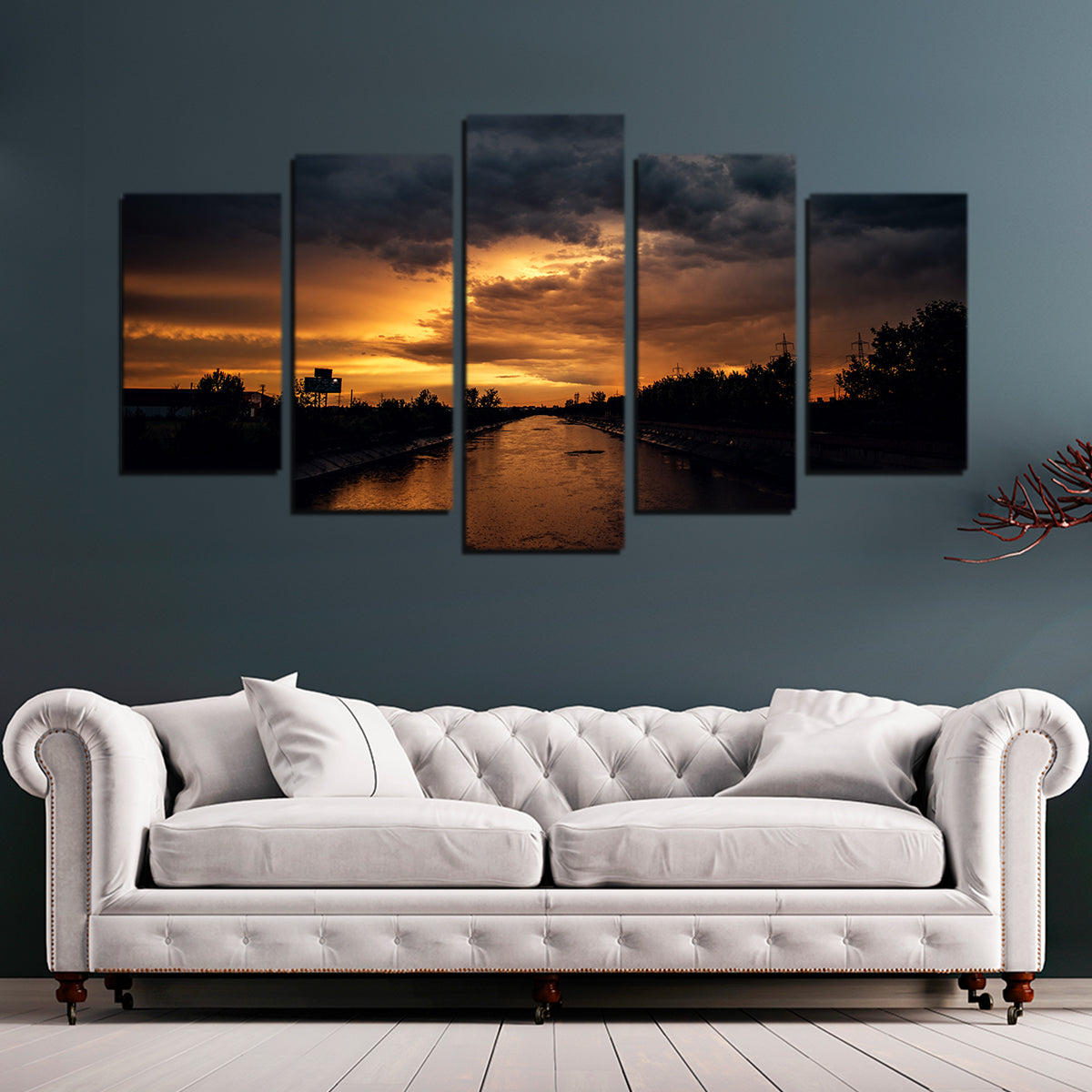 Bucharest Sunset 3 Wall Art