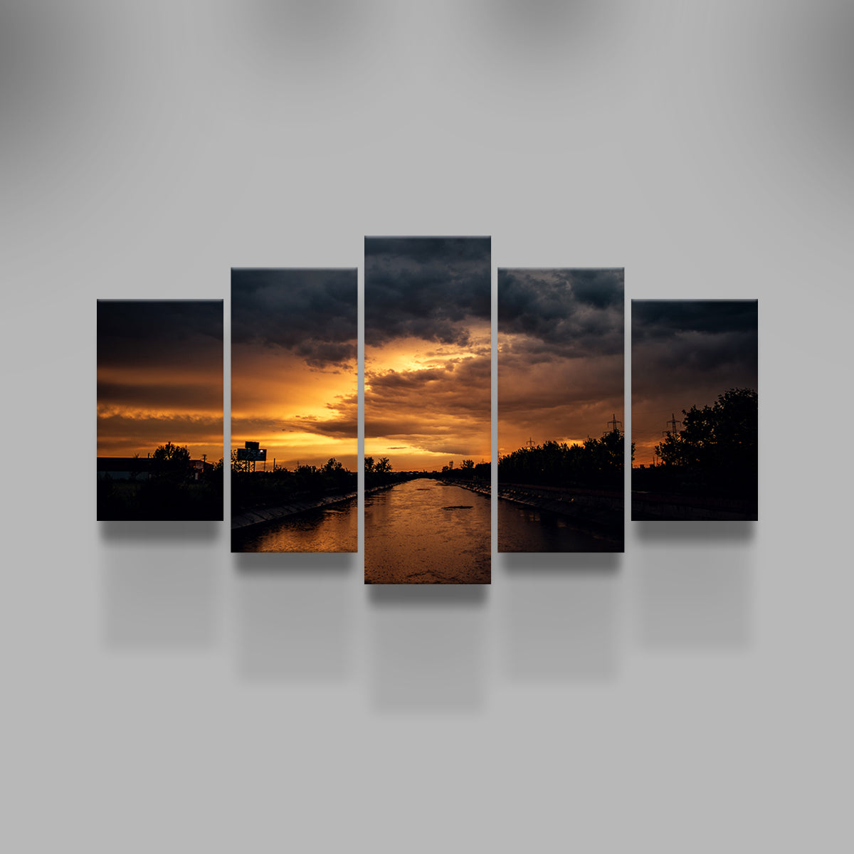 Bucharest Sunset 3 Wall Art