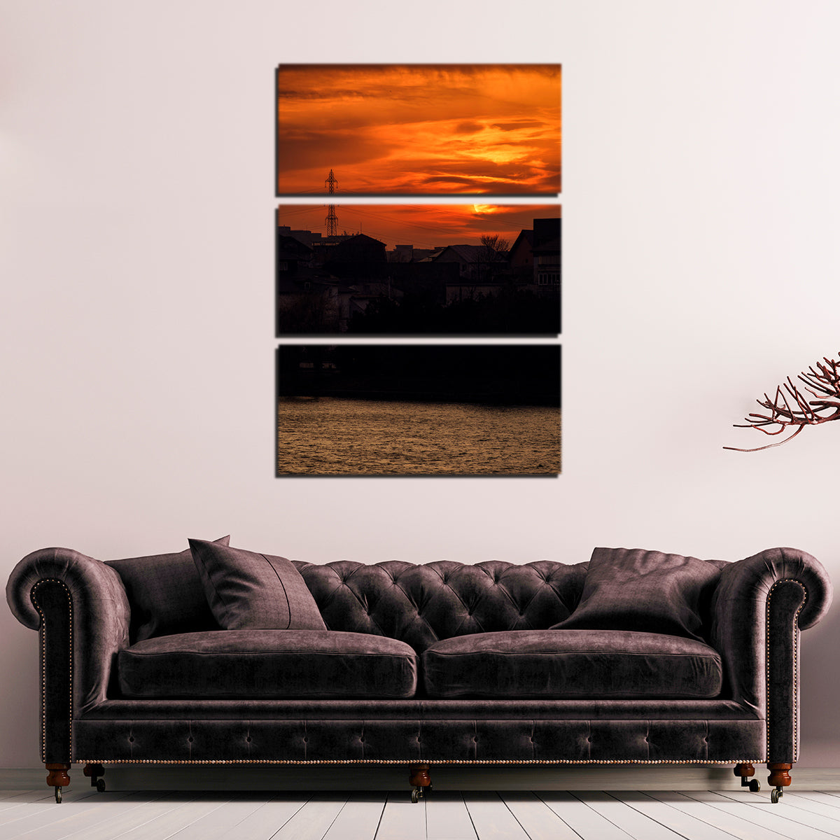 Bucharest Sunset 6 Wall Art