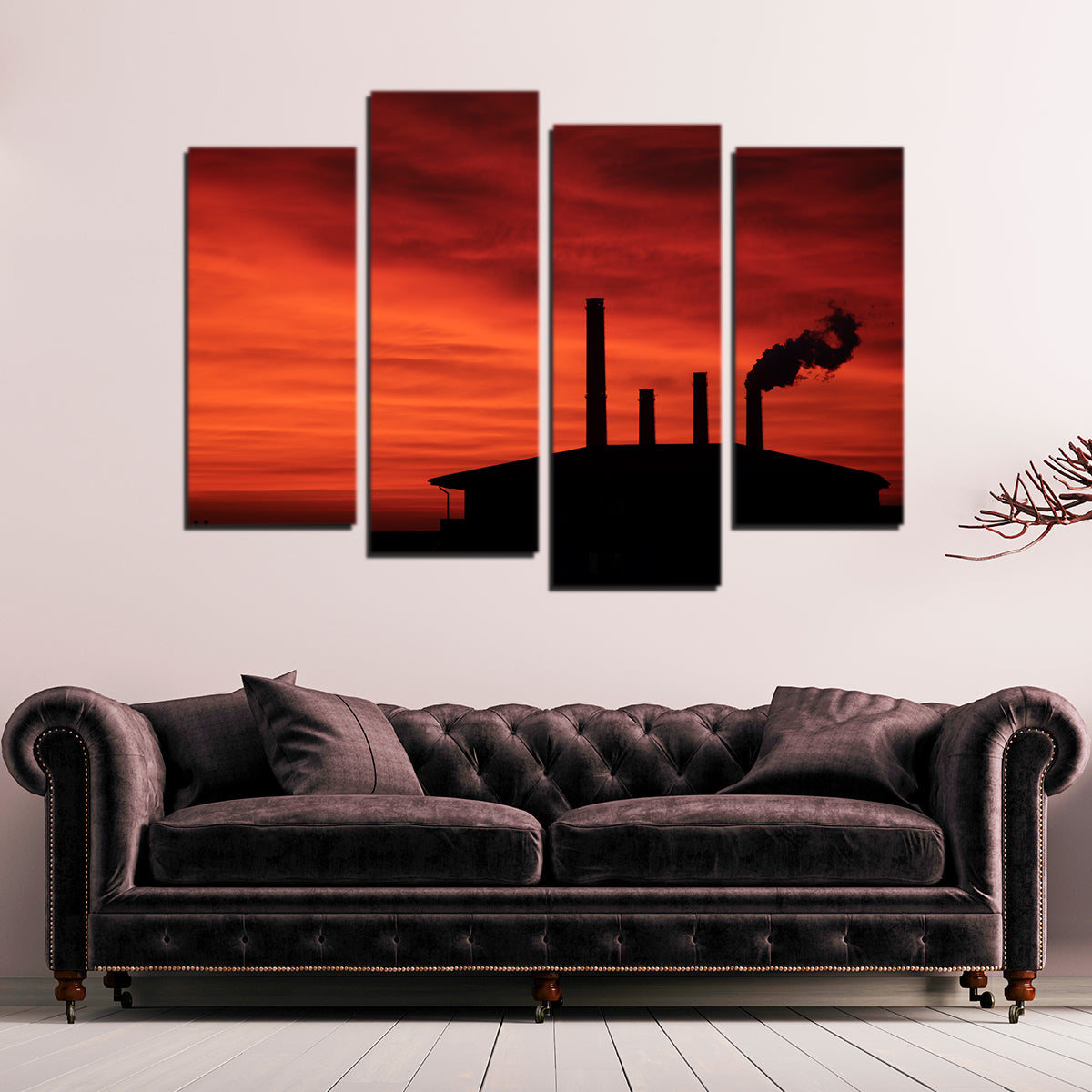 Bucharest Sunset 8 Wall Art