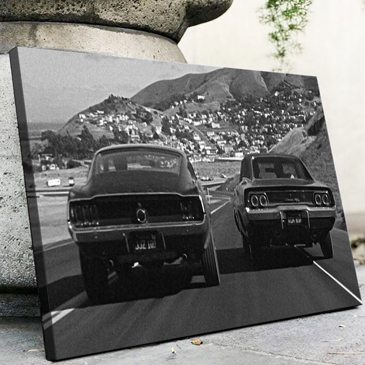 Car Chase Bullitt Wall Art