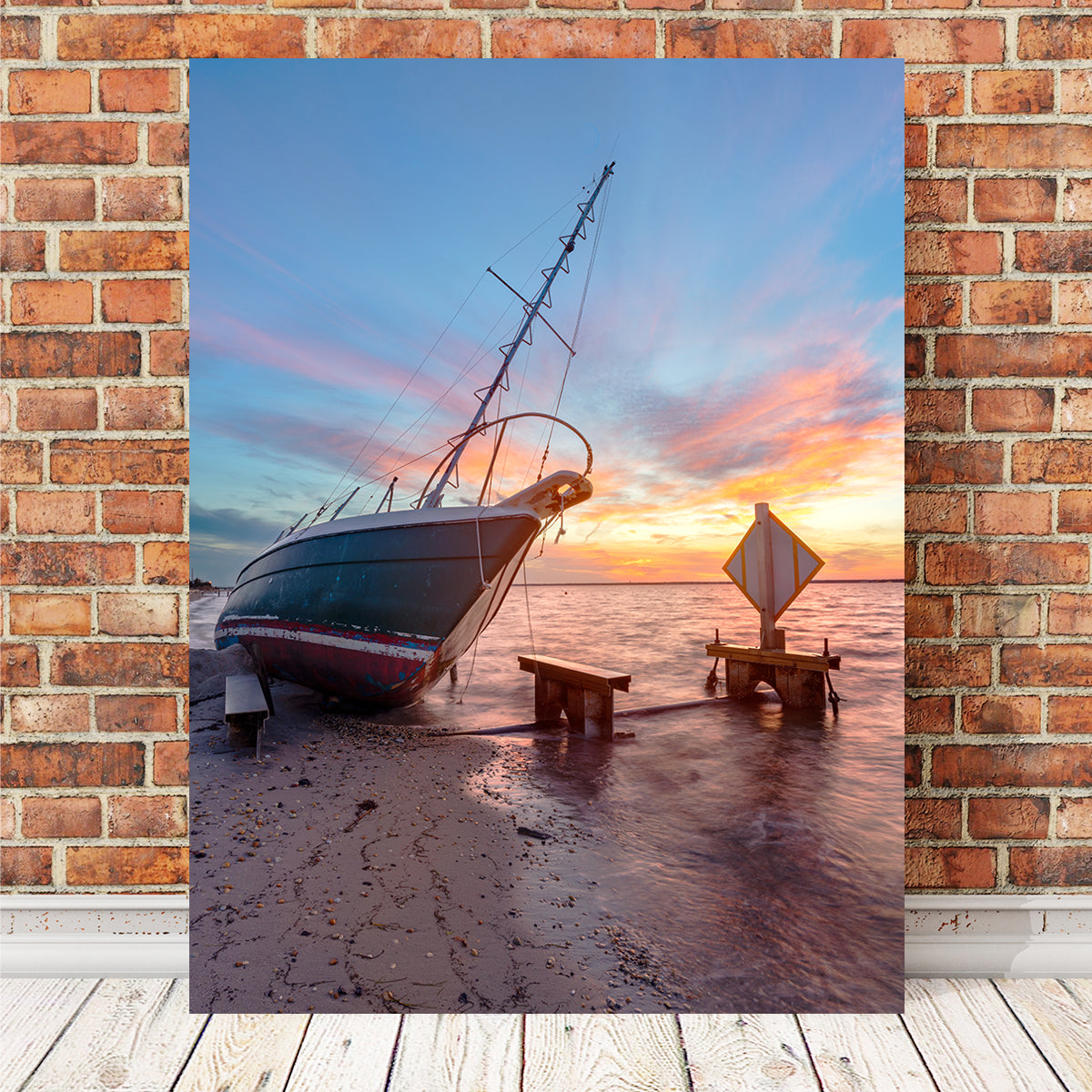 Burning Sails Wall Art