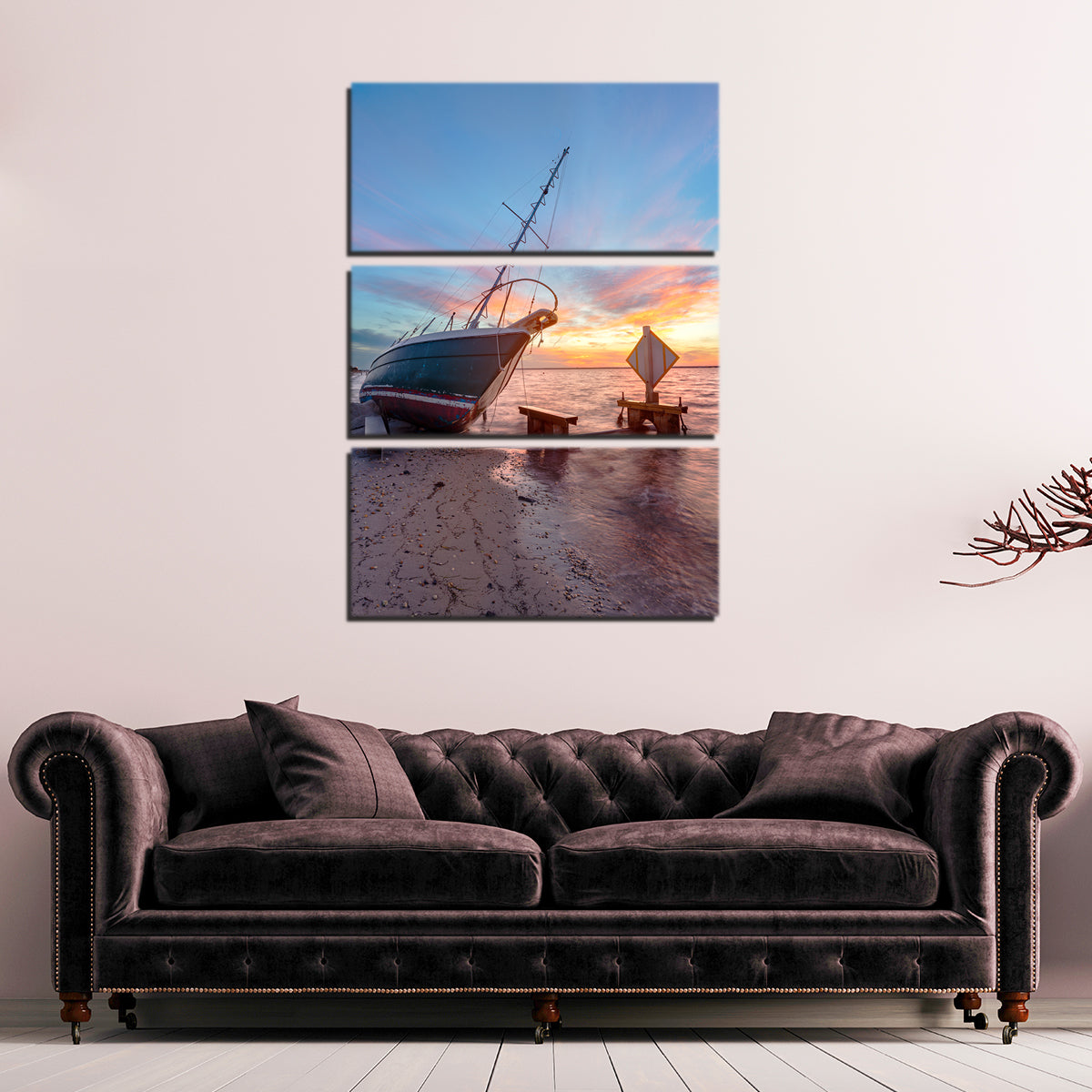 Burning Sails Wall Art