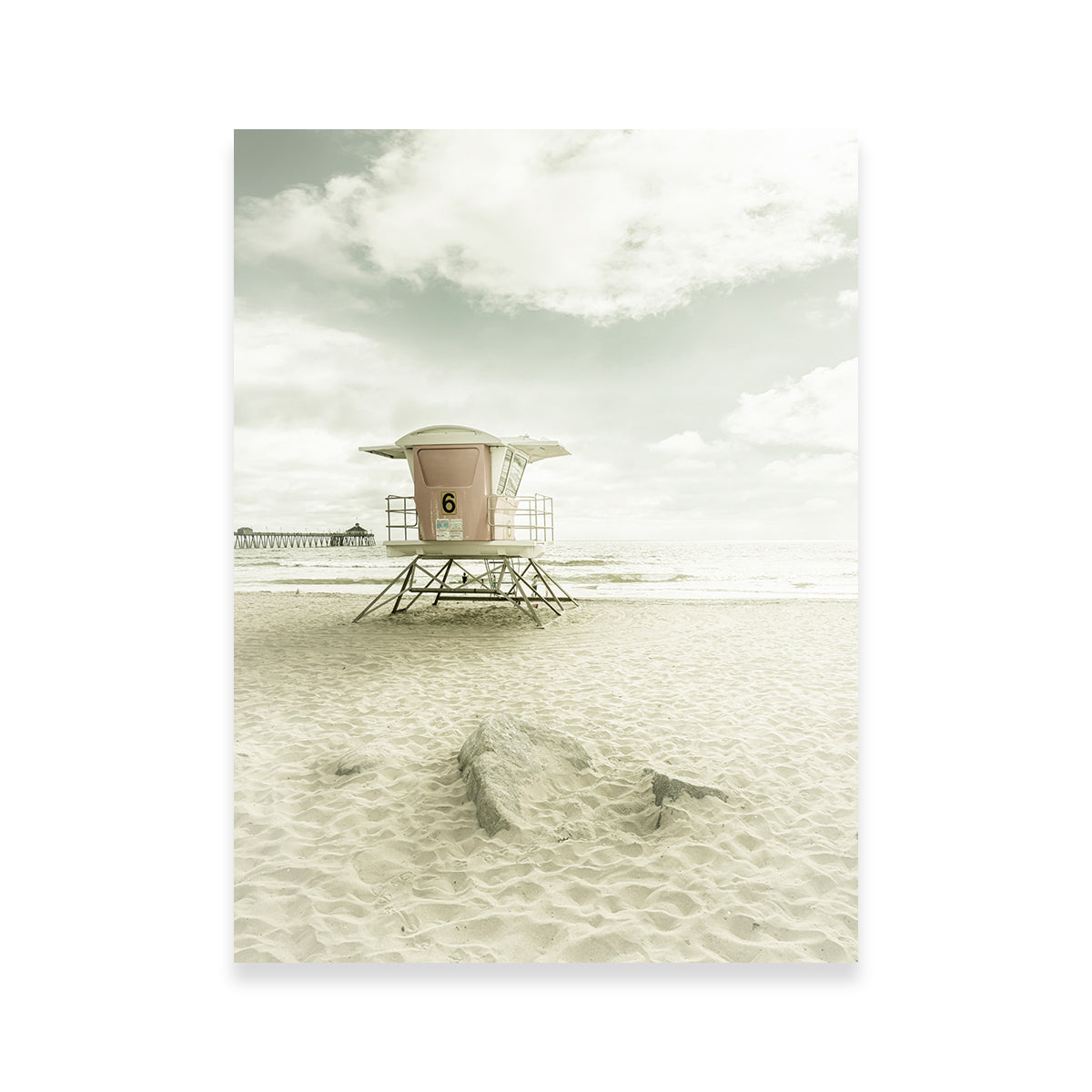 California Vintage Imperial Beach Wall Art