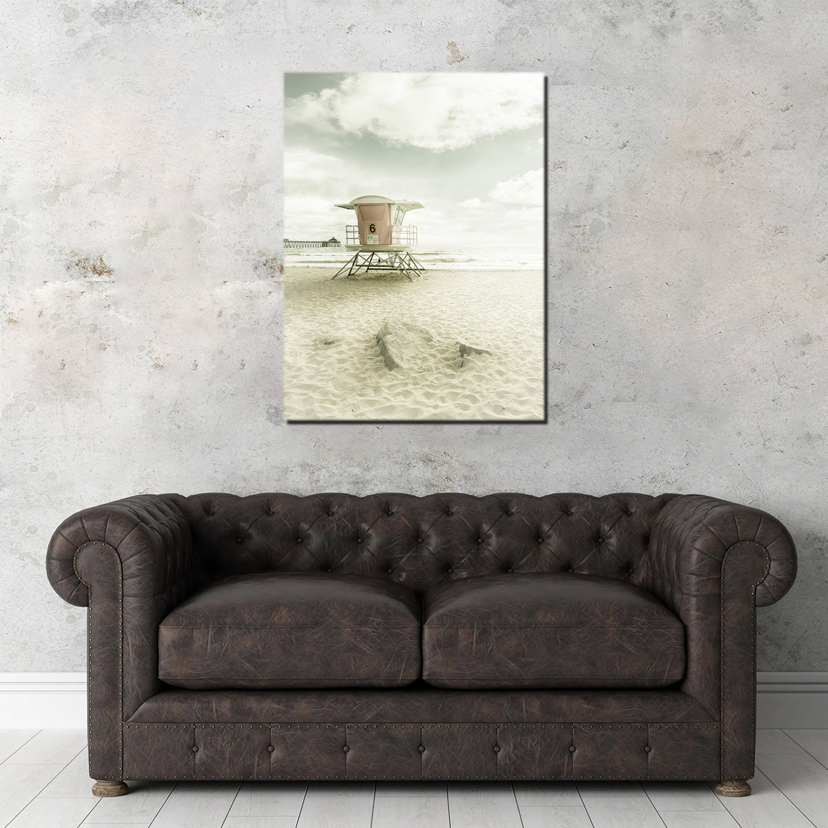 California Vintage Imperial Beach Wall Art