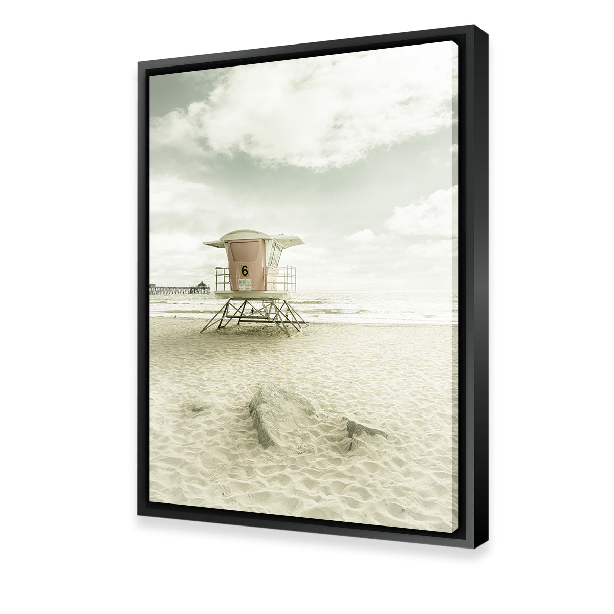 California Vintage Imperial Beach Wall Art