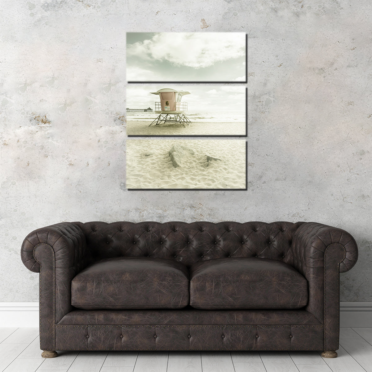 California Vintage Imperial Beach Wall Art
