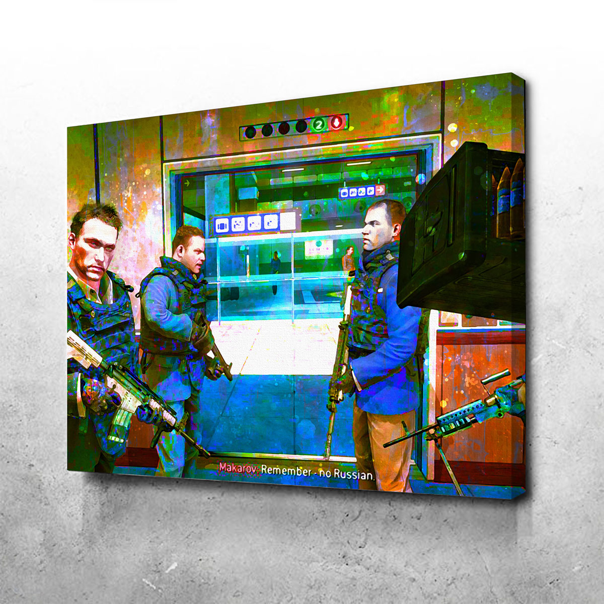 COD Elevator Wall Art