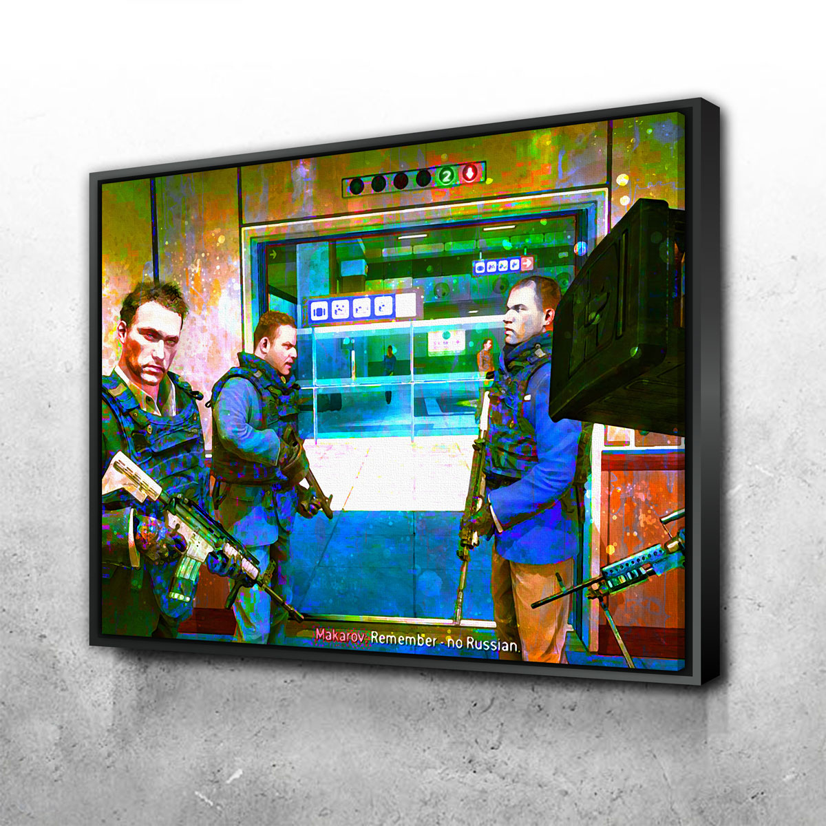 COD Elevator Wall Art