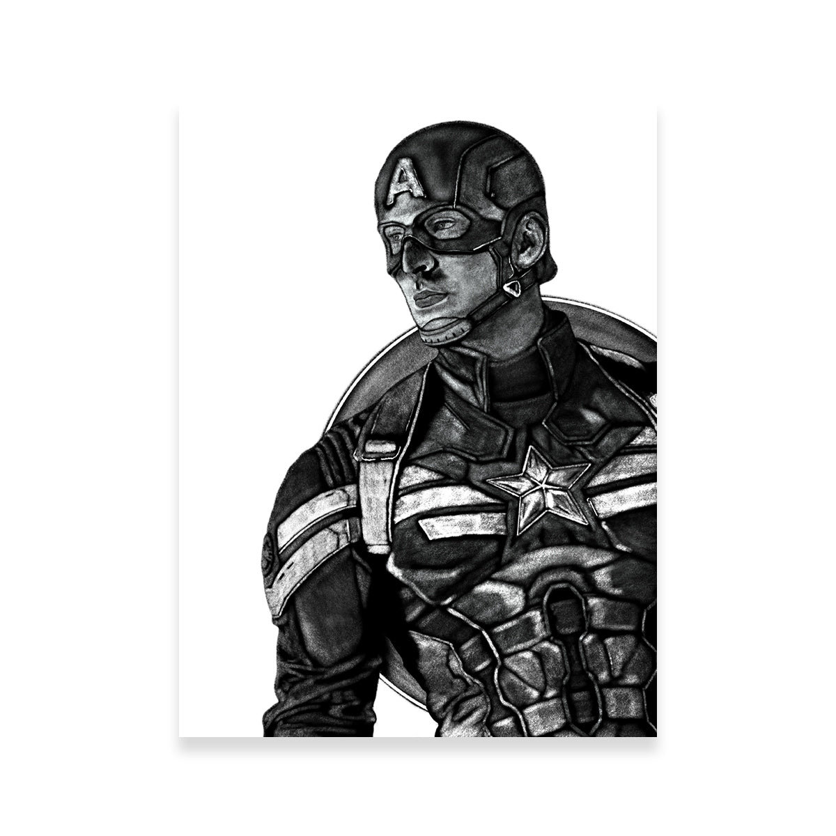 Charcoal Cap Wall Art