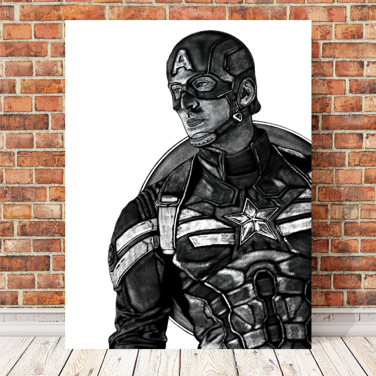 Charcoal Cap Wall Art