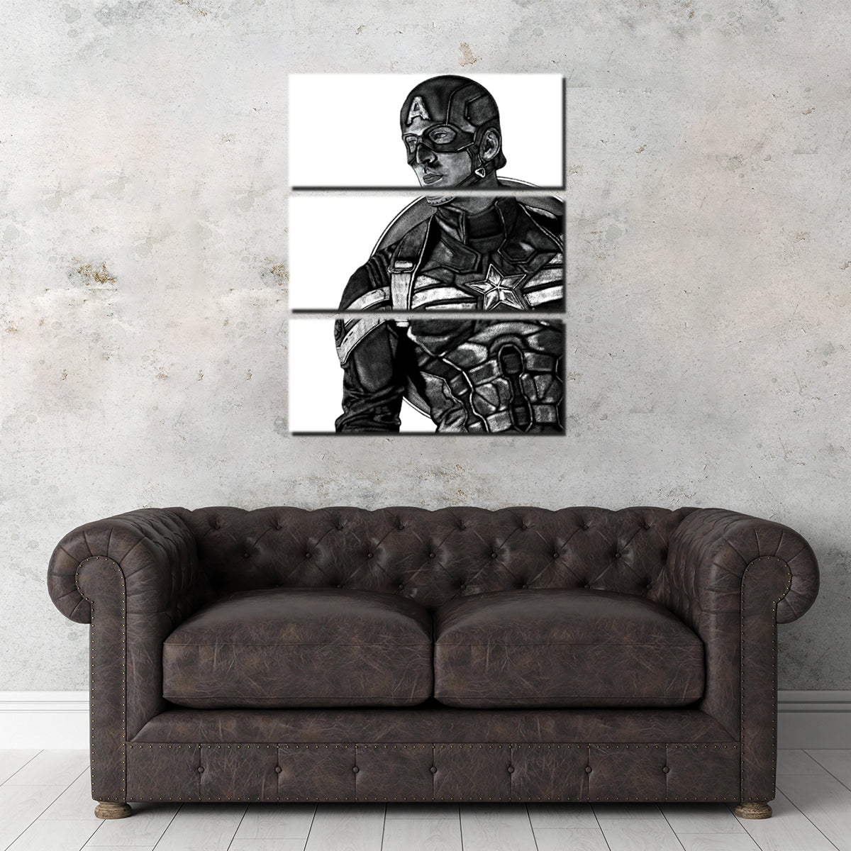 Charcoal Cap Wall Art