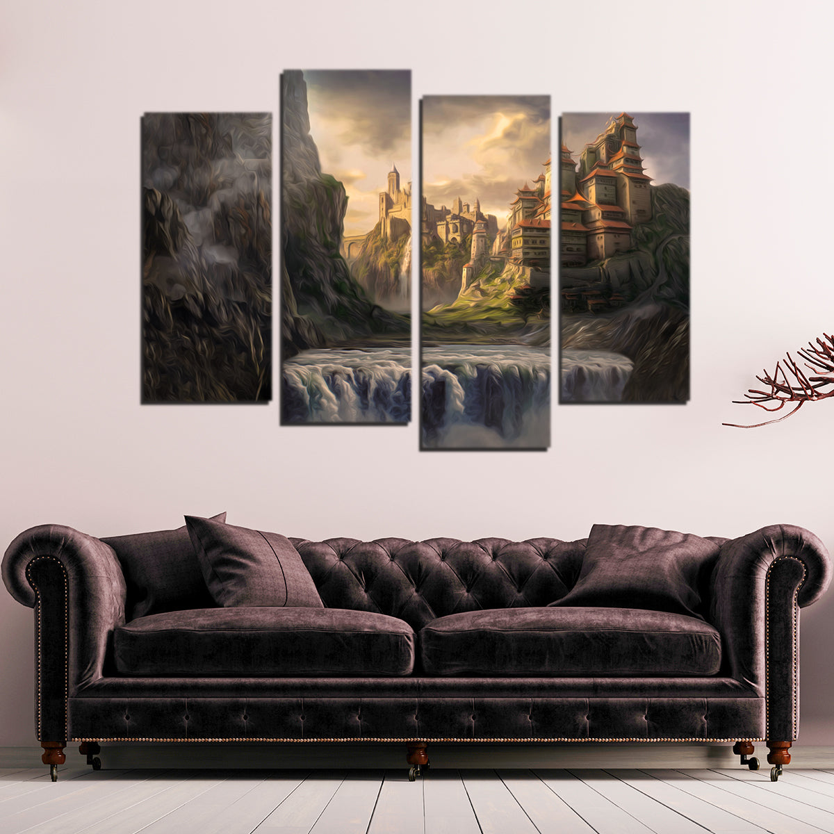 Castle Falls Wall Art