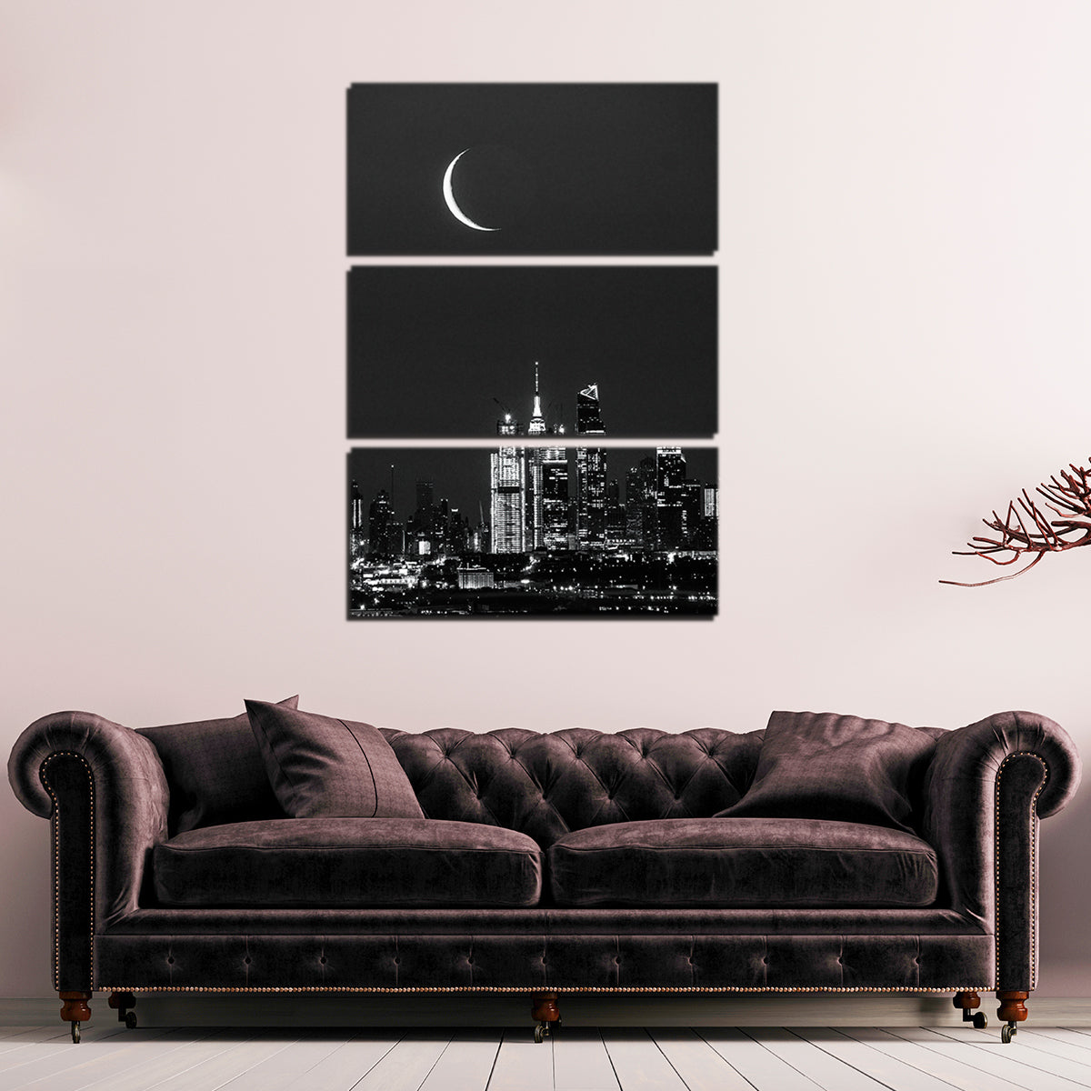 Caught Between Moon and NYC Wall Art