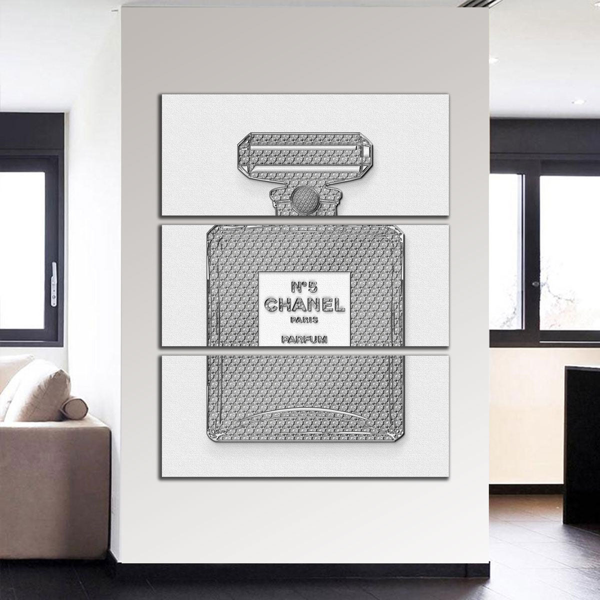 Chanel Bottle Wall Art