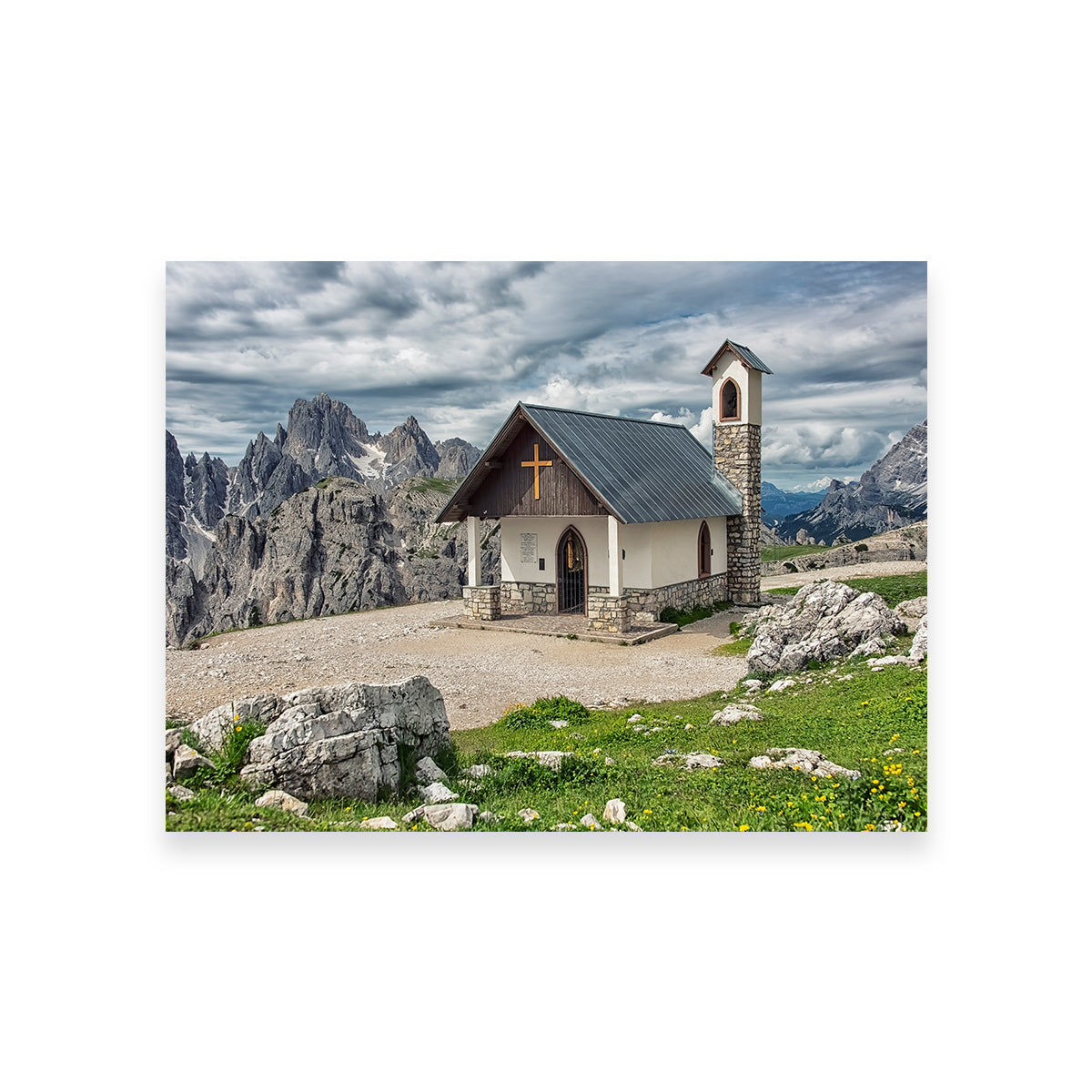 Chapel In The Dolomites