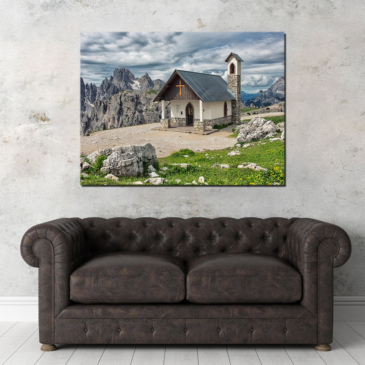 Chapel In The Dolomites