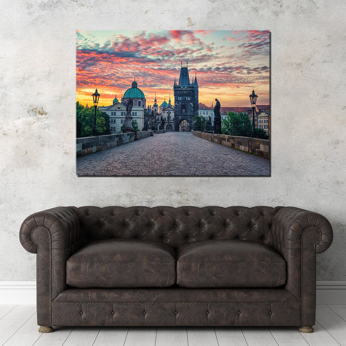 Charles Bridge Sunrise Wall Art
