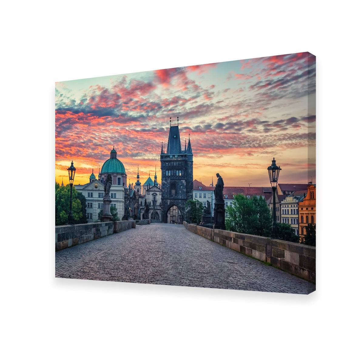 Charles Bridge Sunrise Wall Art