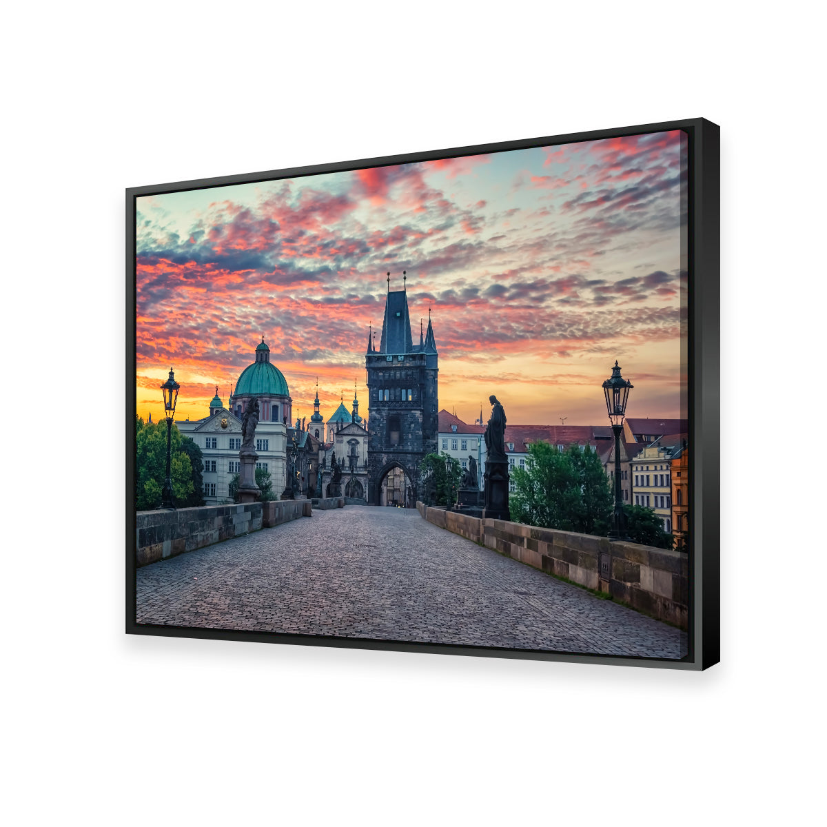 Charles Bridge Sunrise Wall Art