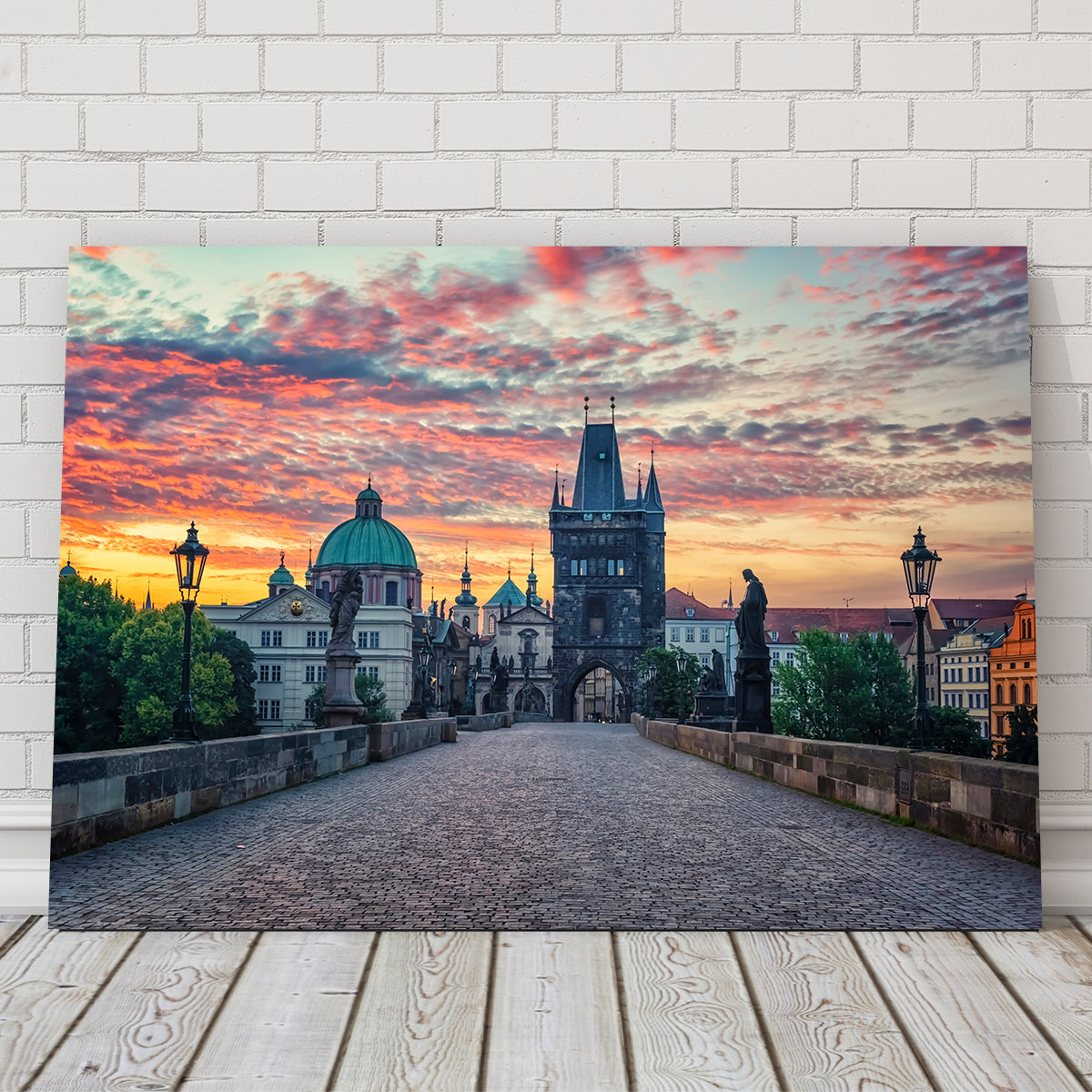 Charles Bridge Sunrise Wall Art