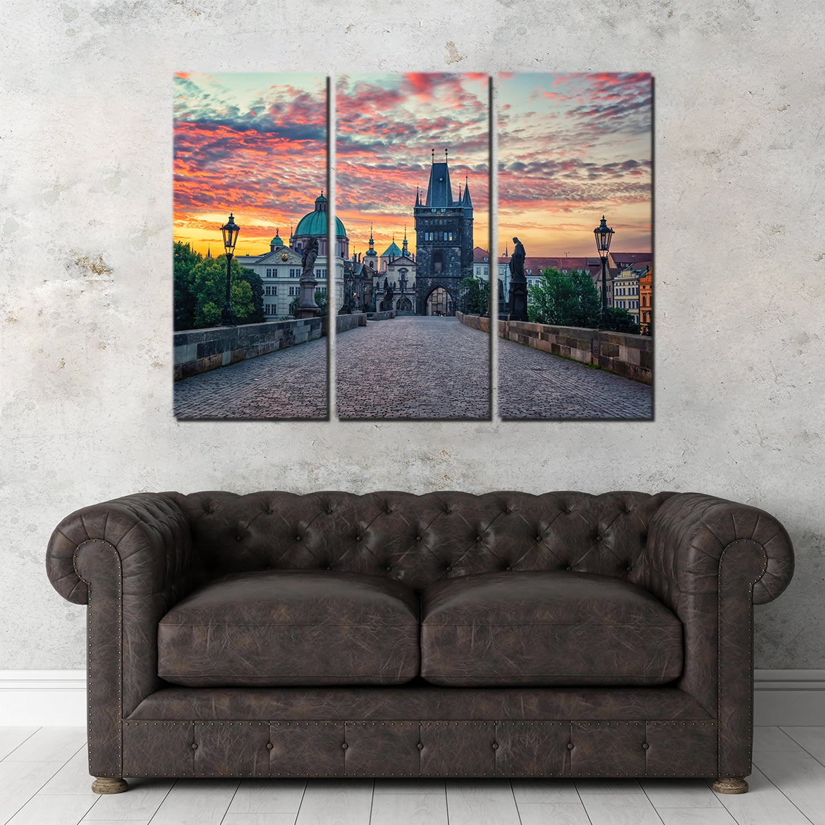 Charles Bridge Sunrise Wall Art