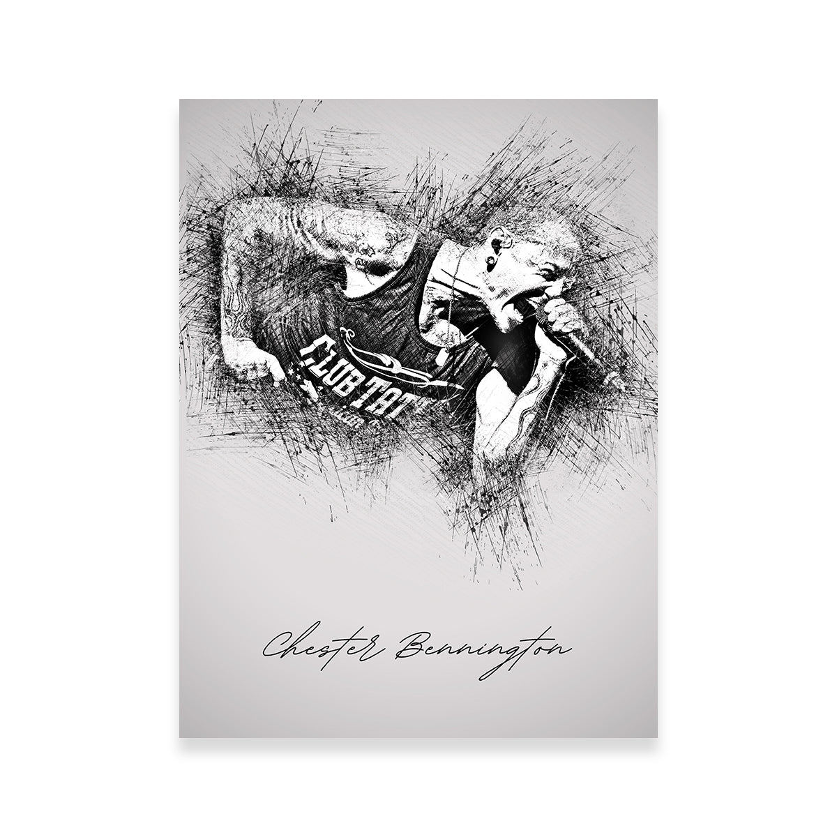 Chester Bennington Linkin Park Wall Art
