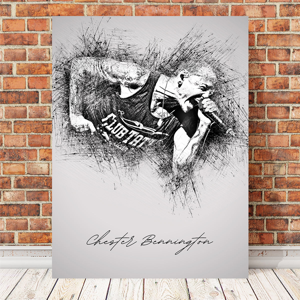 Chester Bennington Linkin Park Wall Art
