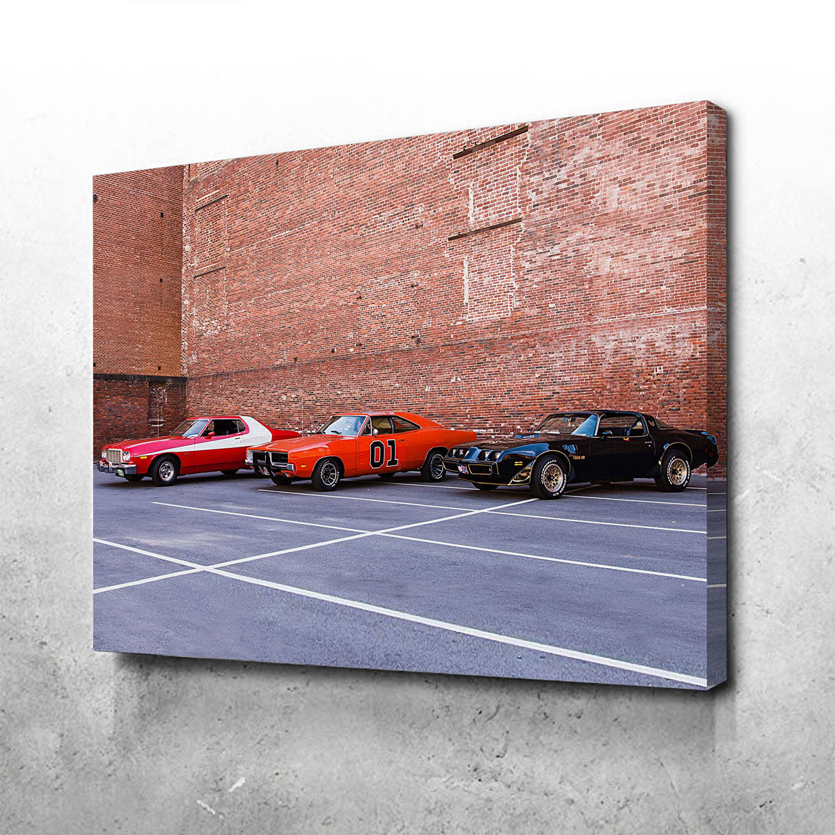 Classic Movie Cars Canvas Set