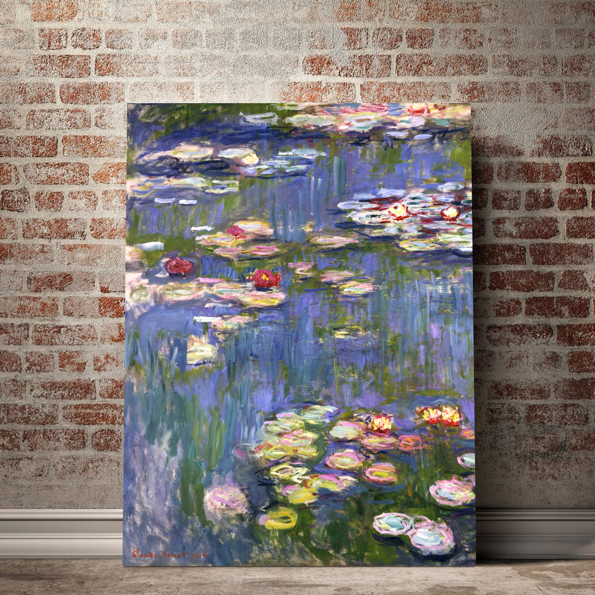 Monet Water Lilies Wall Art