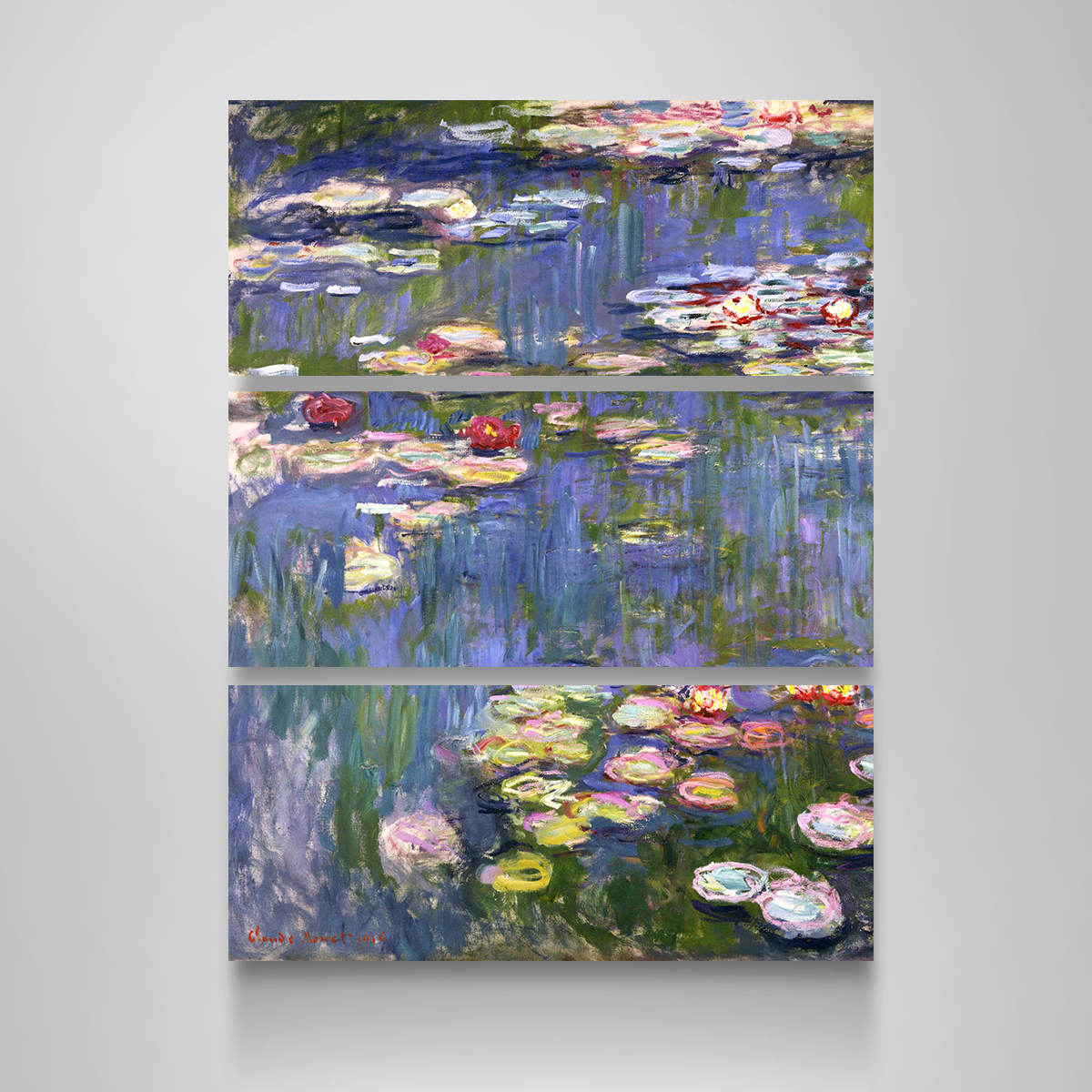 Monet Water Lilies Wall Art