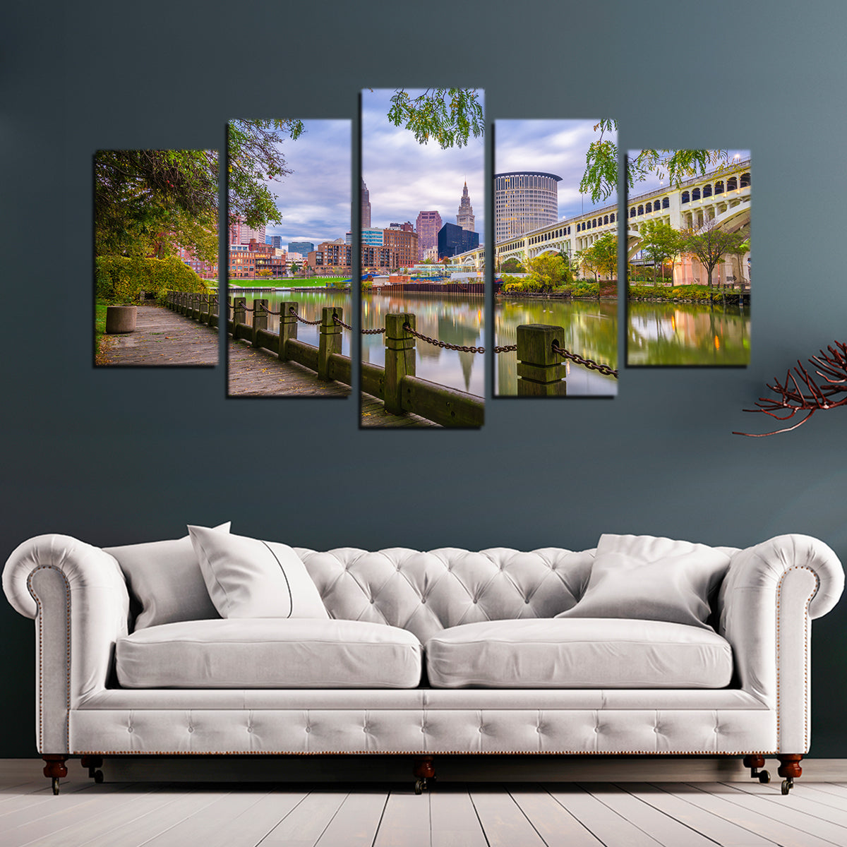 Cleveland Cuyahoga River Wall Art