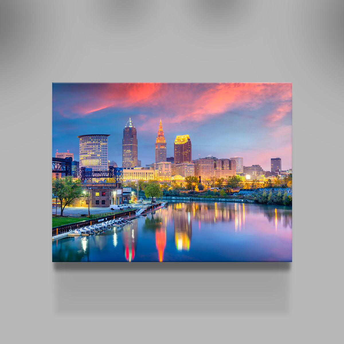 Cleveland Skyline Wall Art