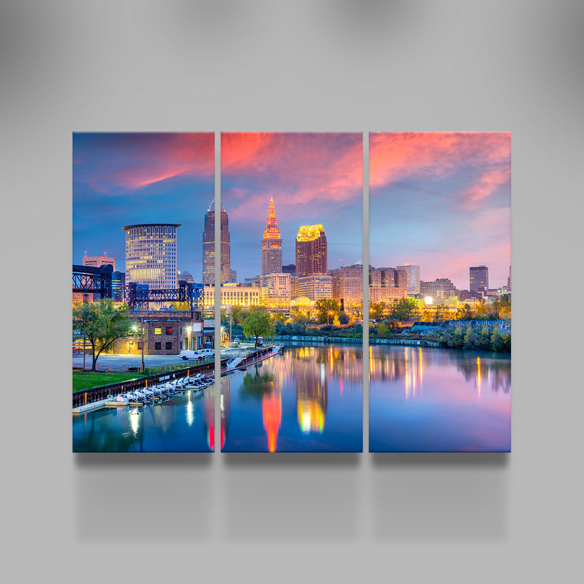 Cleveland Skyline Wall Art