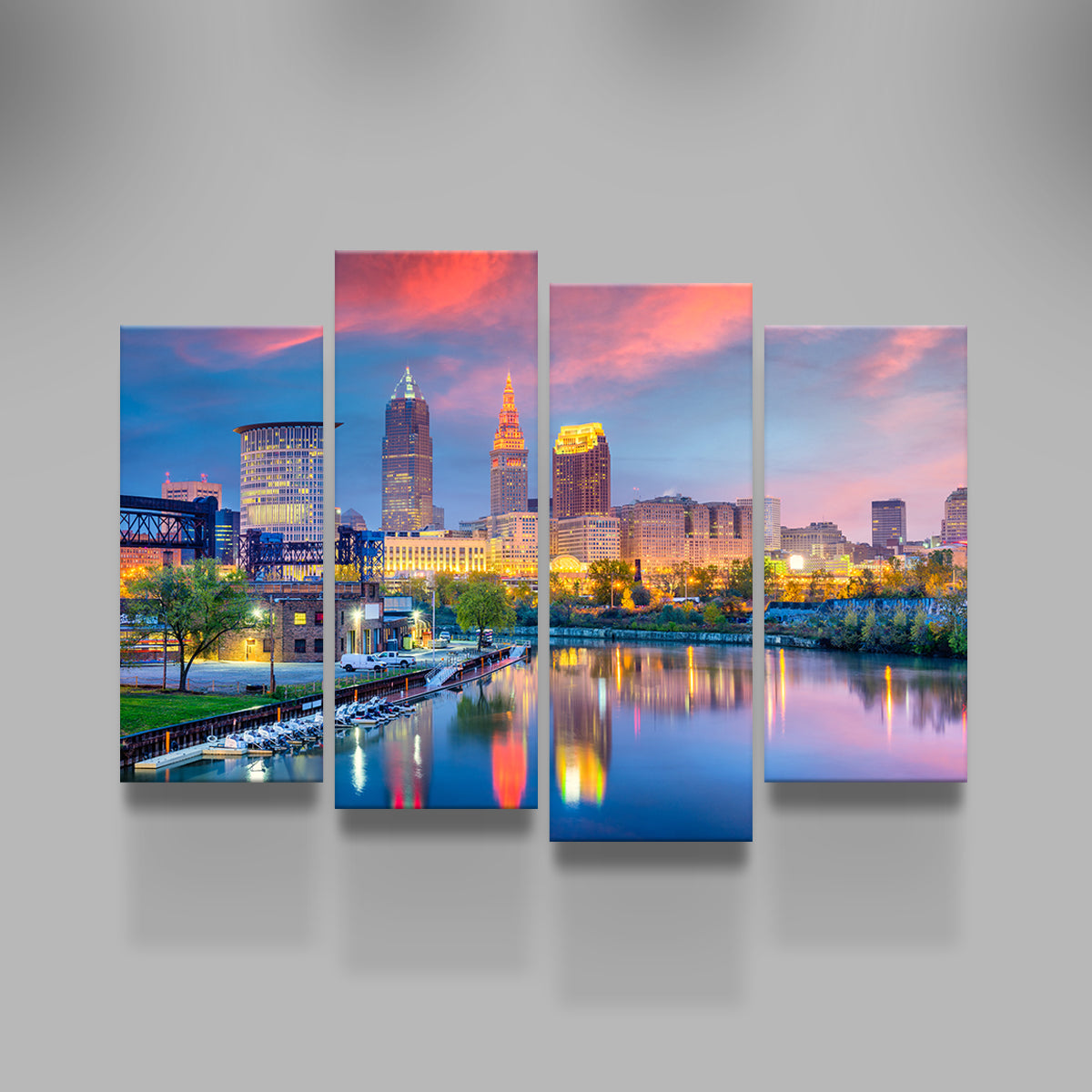 Cleveland Skyline Wall Art