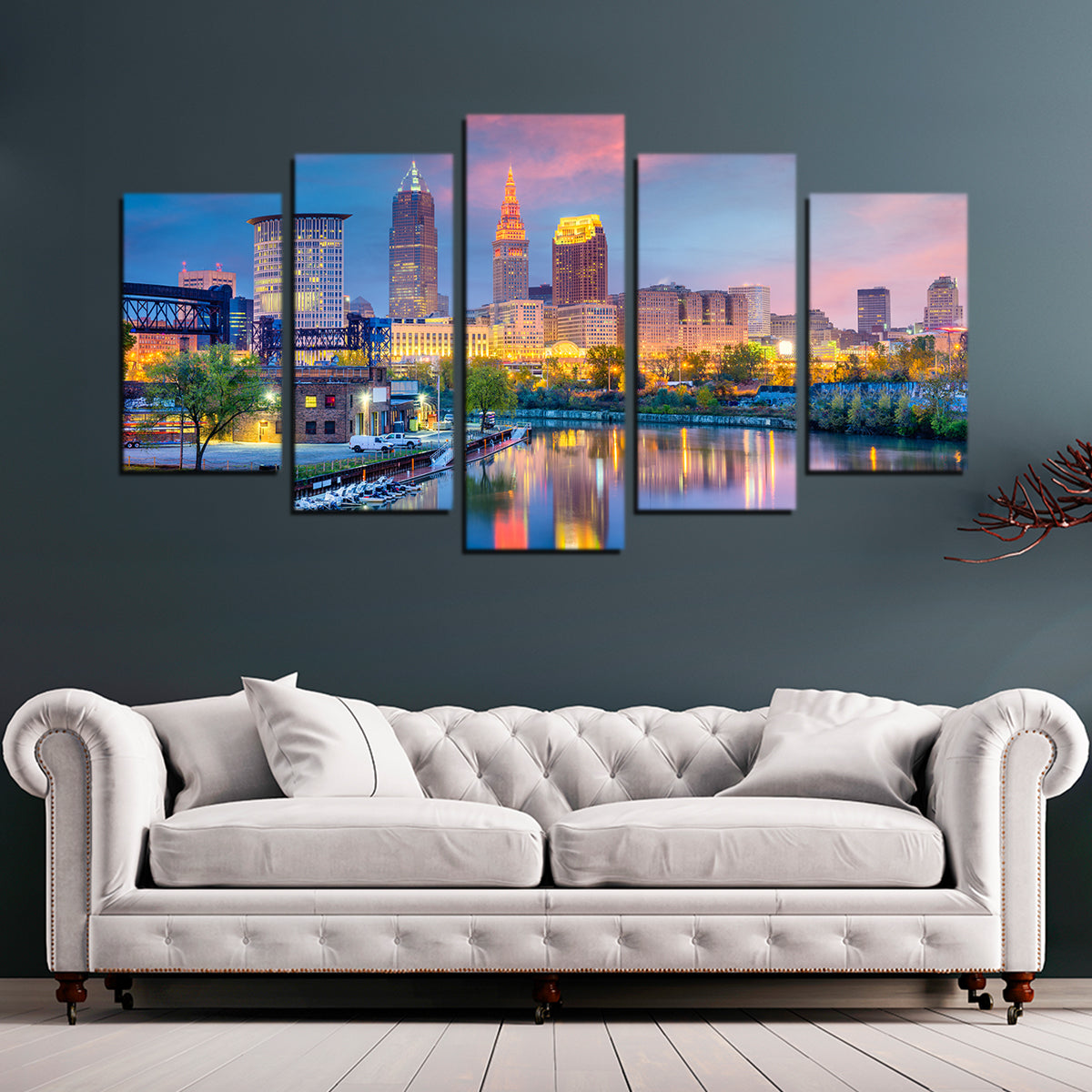 Cleveland Skyline Wall Art