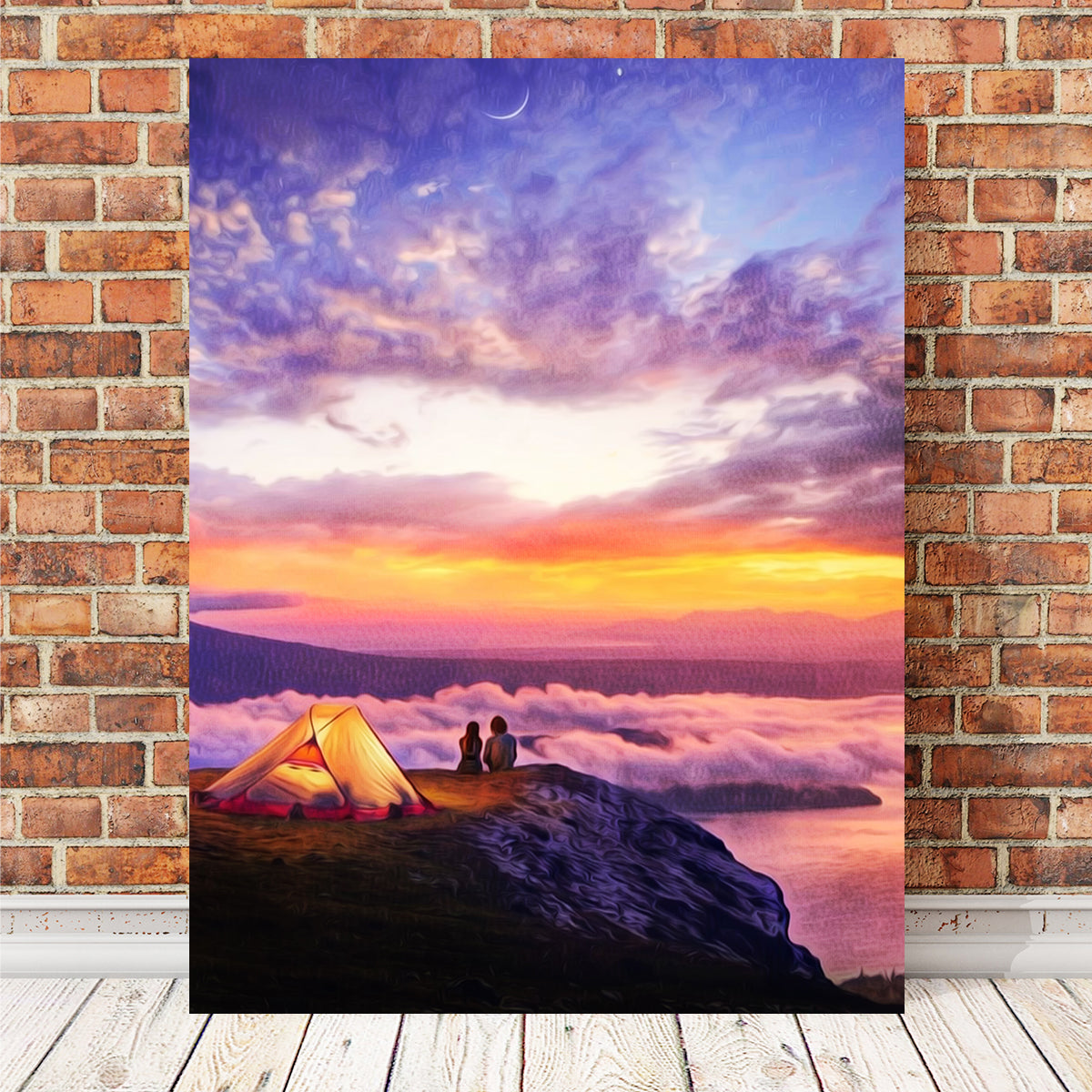 Cliff Tent Wall Art