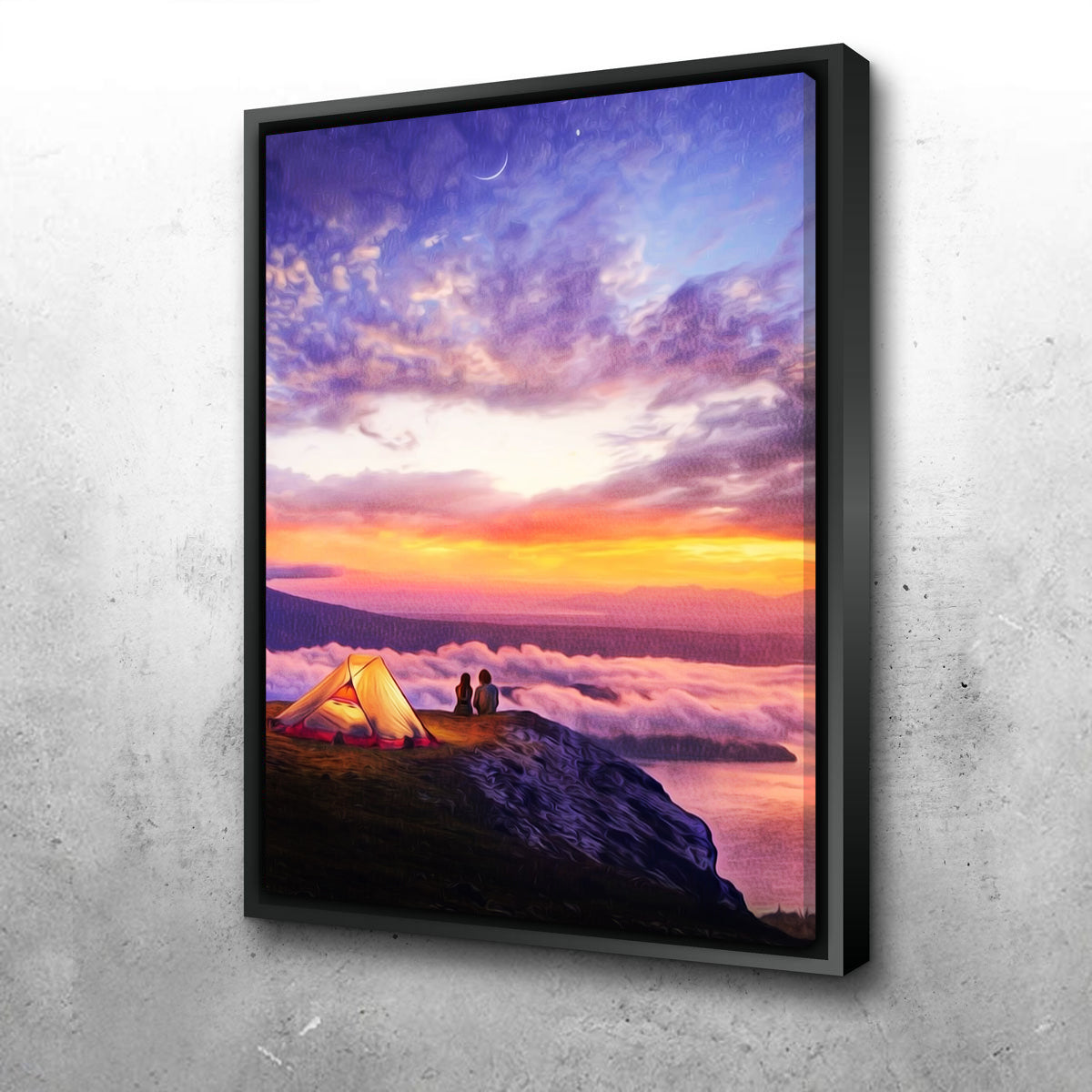 Cliff Tent Wall Art